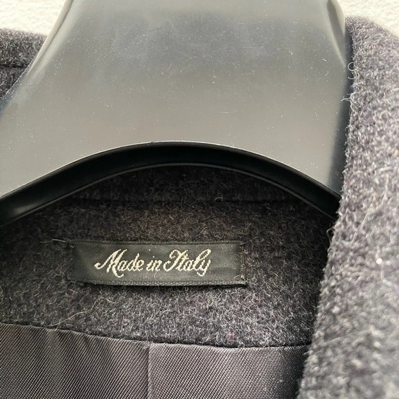 Cinzia Rocca - Designer Made in Italy Long Wool Coat - Picture 7 of 7